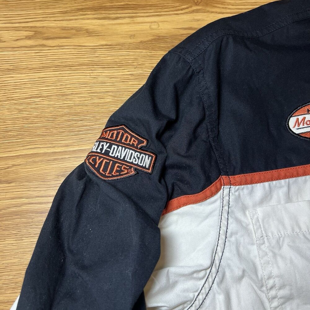 Genuine Harley-Davidson Motor Company Men's Button Up Shirt Long Sleeve 2XL Vtg - Picture 7 of 11